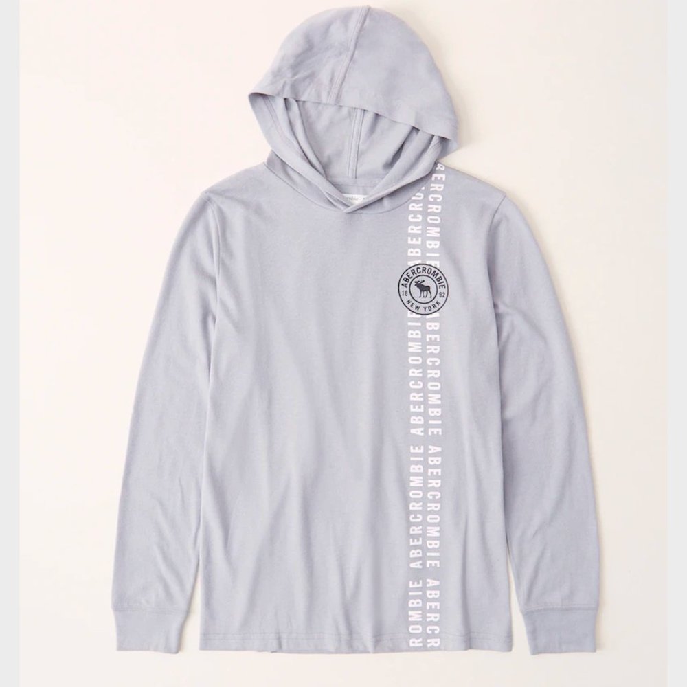 NWT Abercrombie kids hooded graphic tee